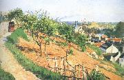 Camille Pissarro Pang plans scenery Schwarz oil on canvas